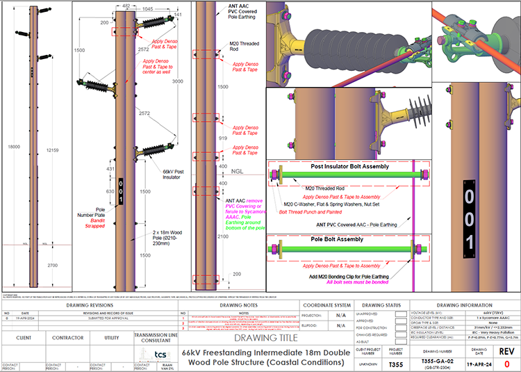 TCS Project - 66kV Namdeb Line Replacement - Tender Stage